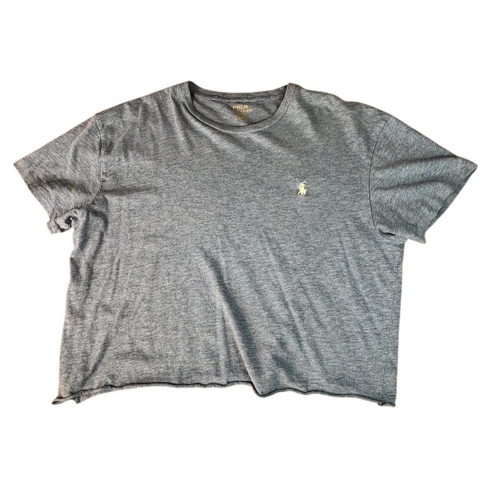 Polo Ralph Lauren Men's Blue Short Sleeve T-Shirt‎ Size S Cropped